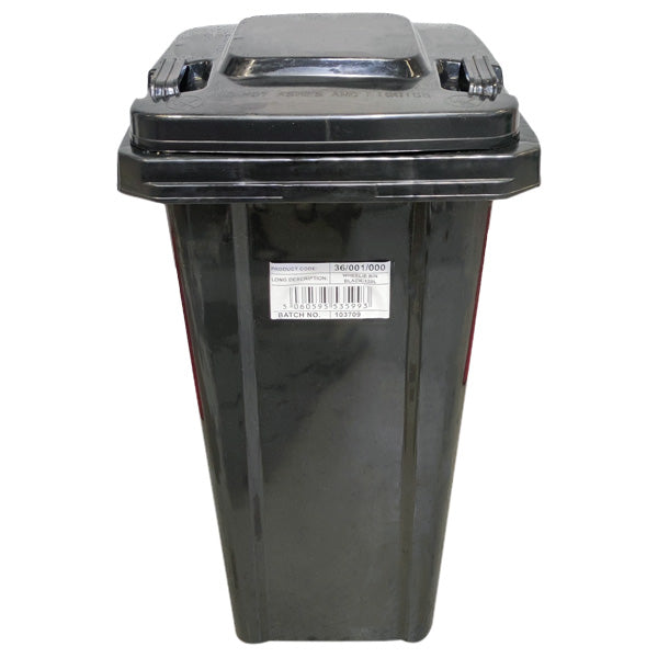 Conteneur poubelle noir 120L