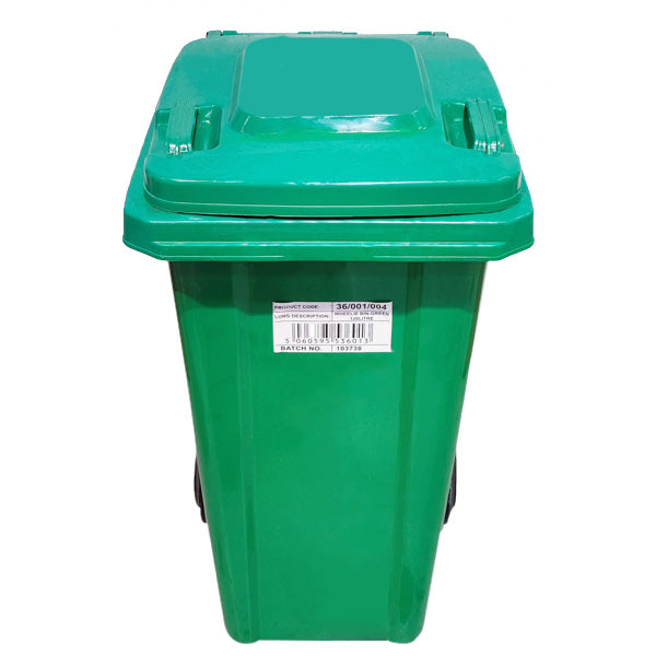 Conteneur poubelle vert 120L