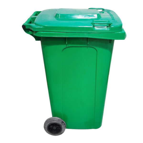 Conteneur poubelle vert 120L